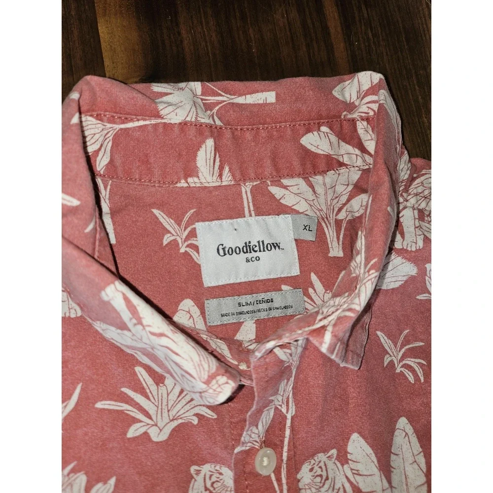 Men's Hawaiian Type Button Down Shirt. Goodfellow & Co. Sz XL. Spring/Beach